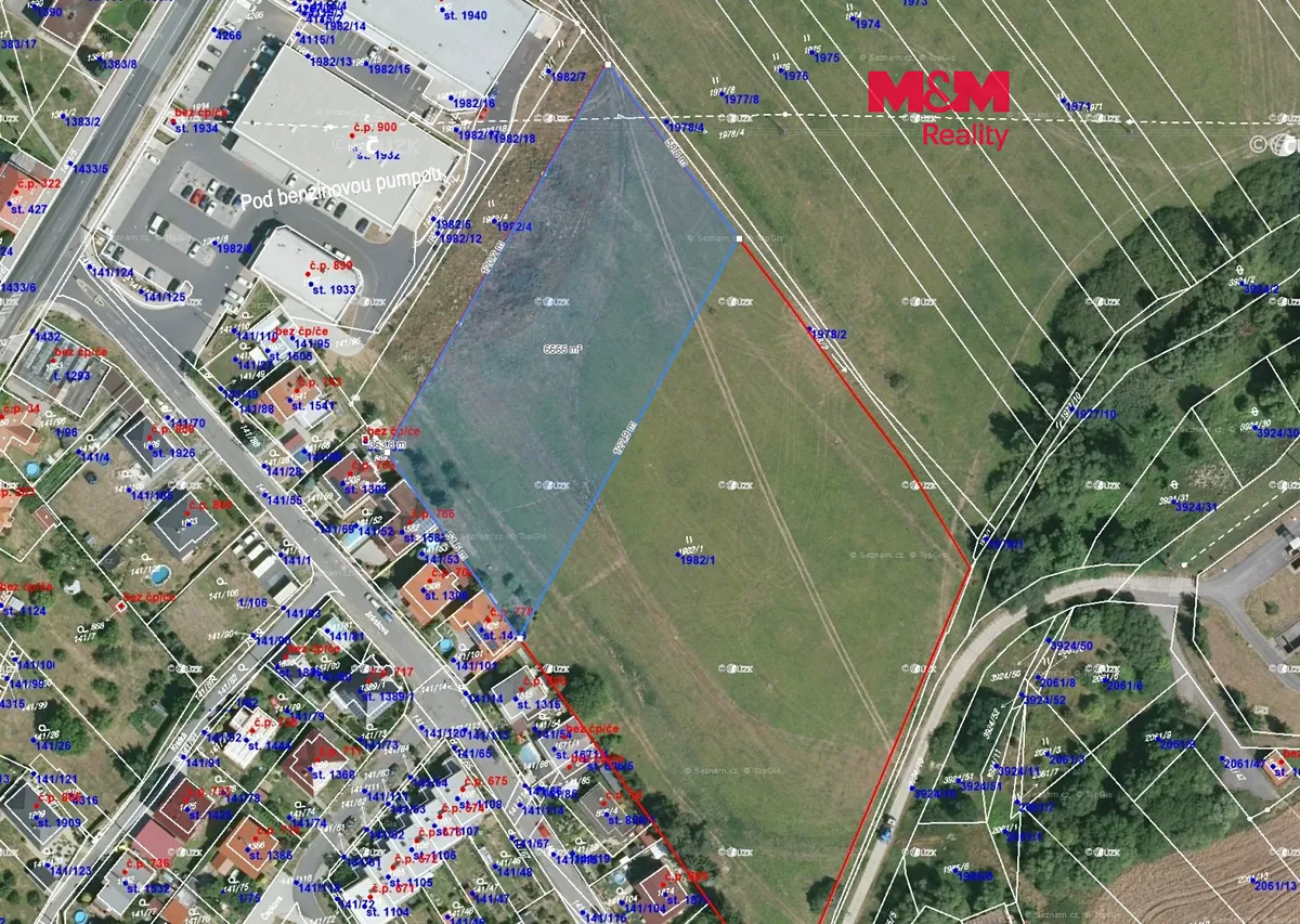 Prodej komerčního pozemku 7180 m²